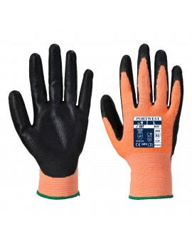 Portwest A643 - Amber Cut - Nitrile Foam Gloves Gloves